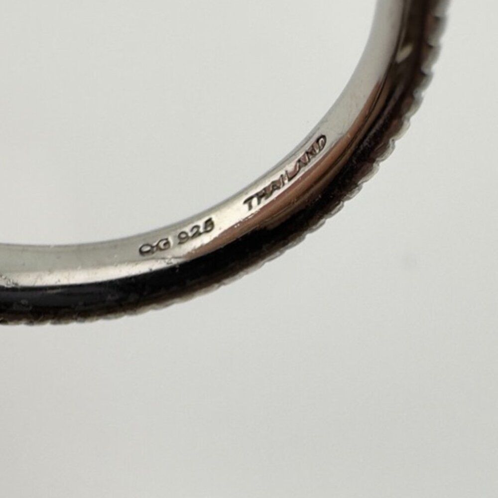 Stackable Cable Ring In Sterling Silver 925 Signe… - image 4